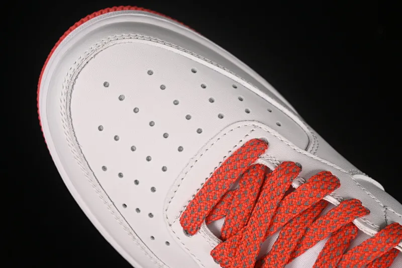 All Categories Nk Air Force 1 Air Force Series Nk Air Force 1 Mid Air Force Mid Nk Air Force 1'07 Mid Beige Red Starry Mid Top Air Force One Casual Sneakers WP5623-832